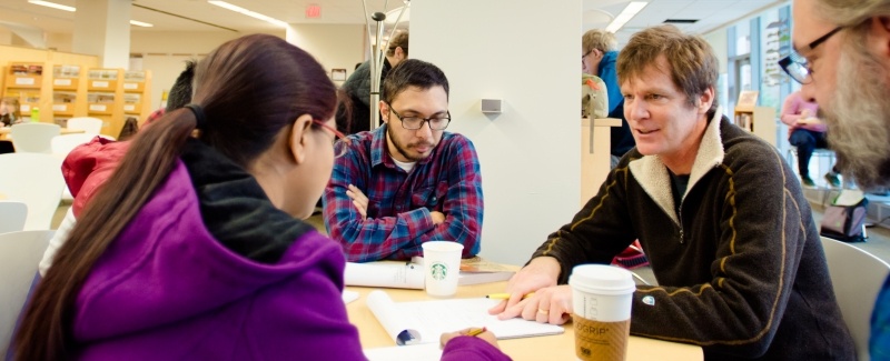 A library conversation with Charles Wallace and Leo Ureel from the Department of Computer Science