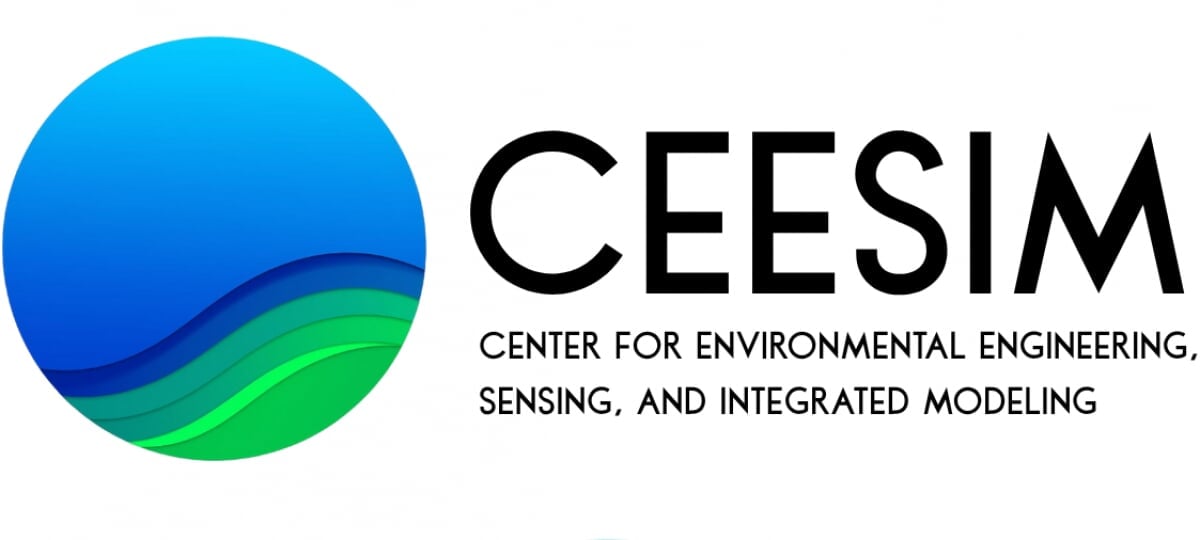 CEESIM Logo Logo for CEESIM with a blue green circle on the left.