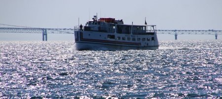 Ferry, Straits of Mackinac, Credit Corey Seeman CC BY-NC_SA 2.0