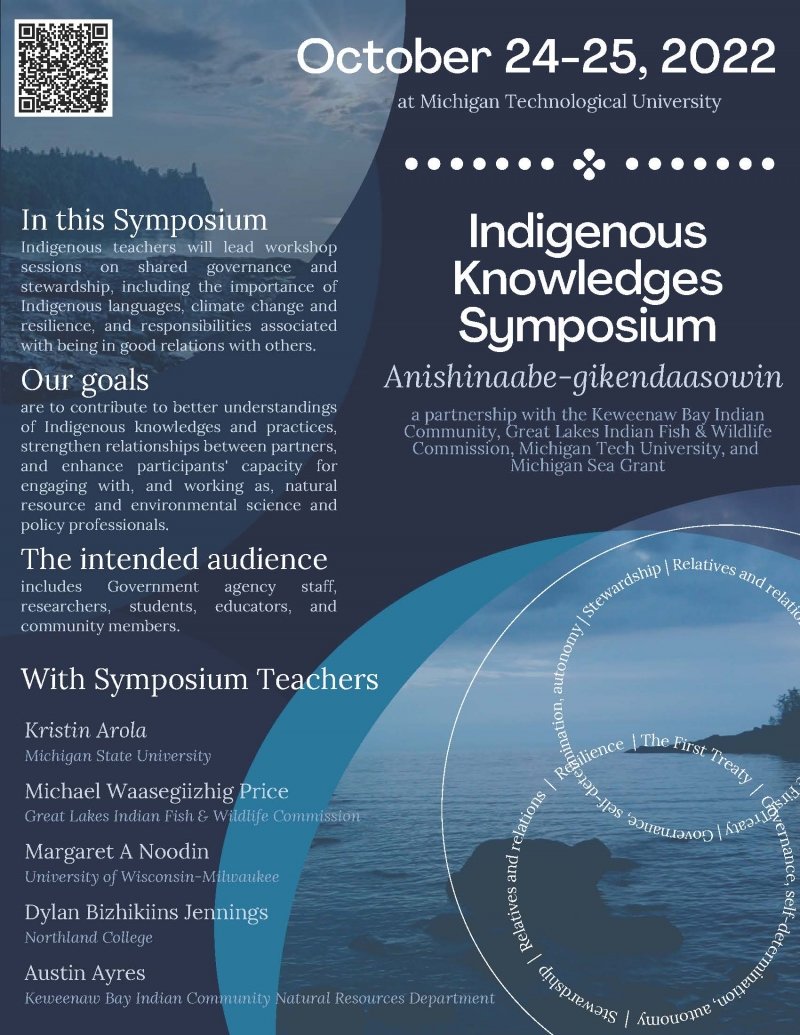 Indigenous Knowledges Symposium Flyer 