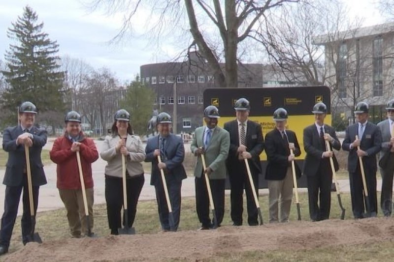 HSTEM Ground Breaking with Board of Trustees