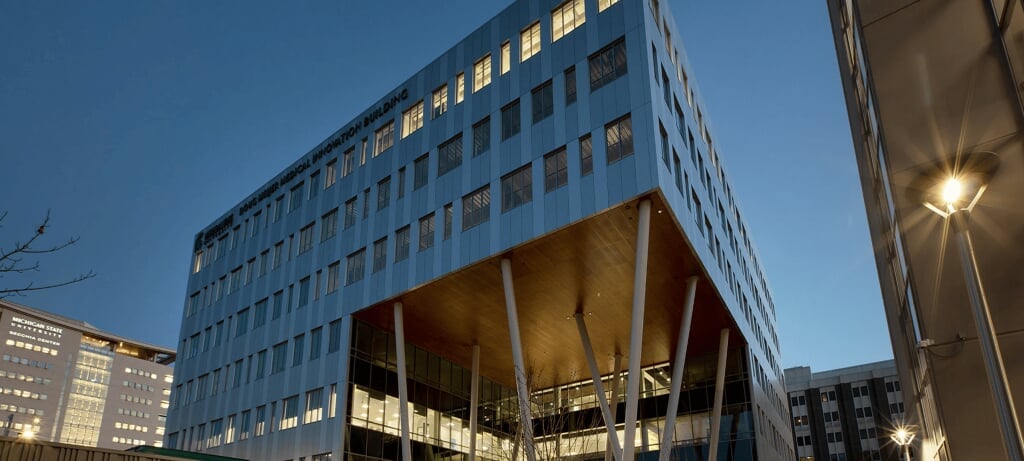 image of the doug meijer building in grand rapids, mi