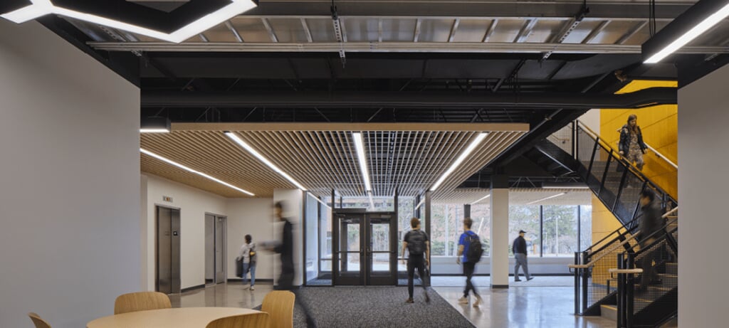 image of the inside of the h-stem building first floor