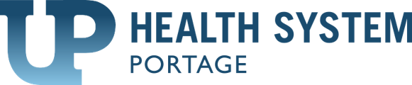 UP Health System Portage logo.