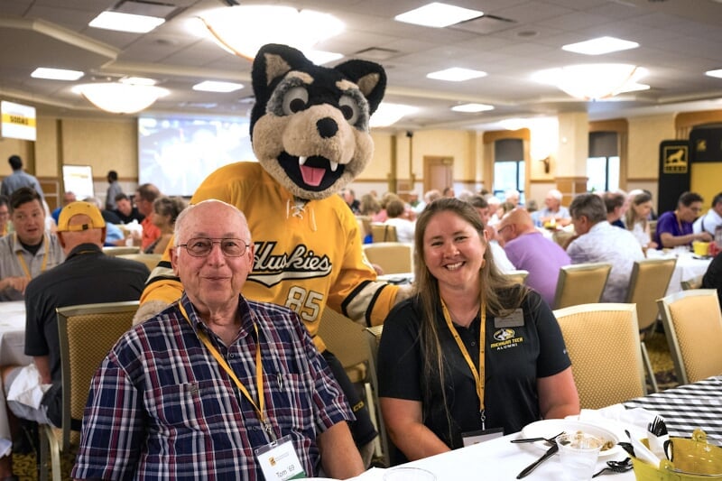 Alumni at Reunion with Blizzard
