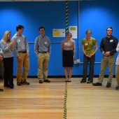 D80 Conference 2016 participants standing in a row