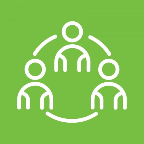 hand holding seedling icon