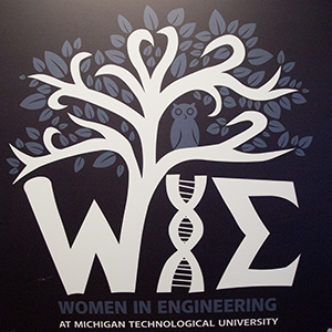 women in engineering hall logo