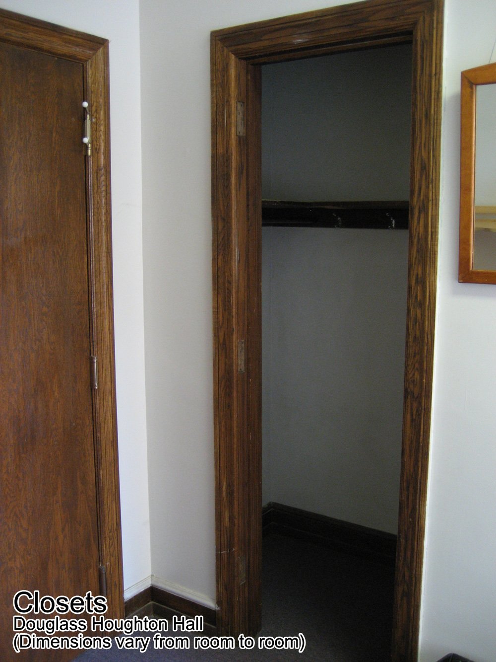 image of an empty closet