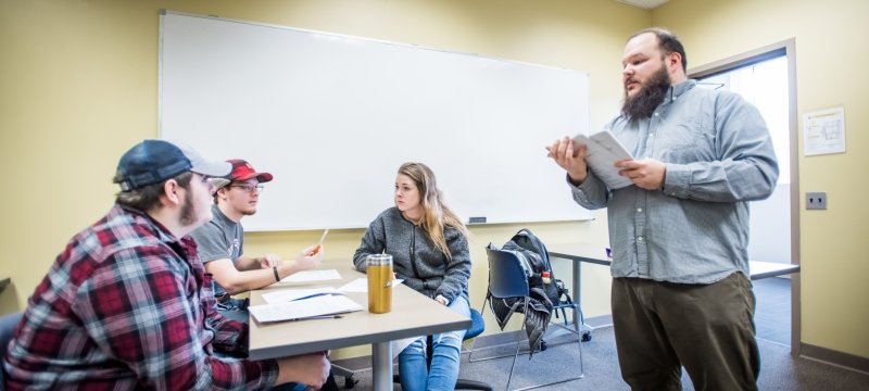 Classroom with students in Walker