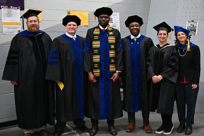 2026 RTC PhD graduates, advisors, and program director.