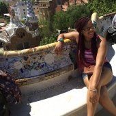 MTU students at Park Güell in Barcelona