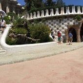 MTU students at Park Güell in Barcelona