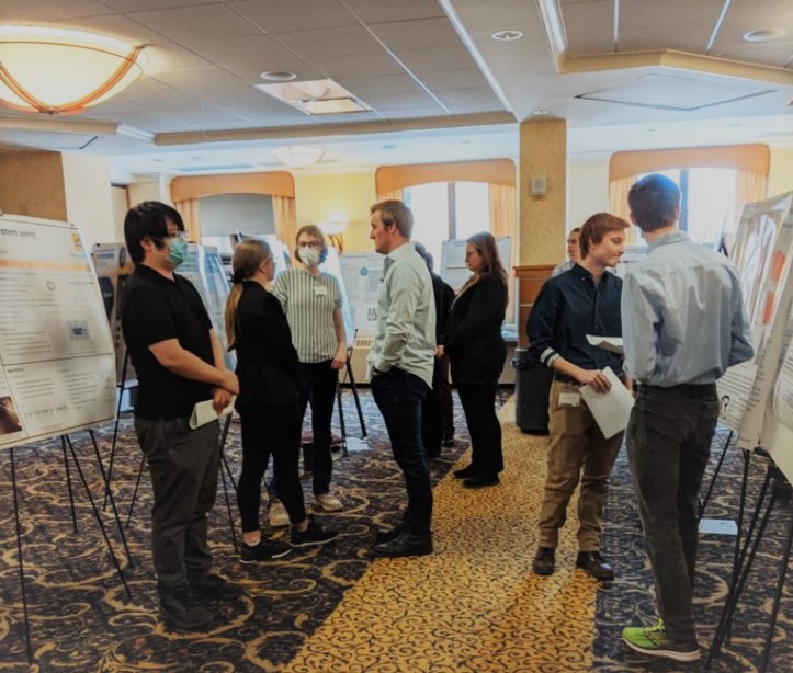 Poster session in the Memorial Union Ballroom 