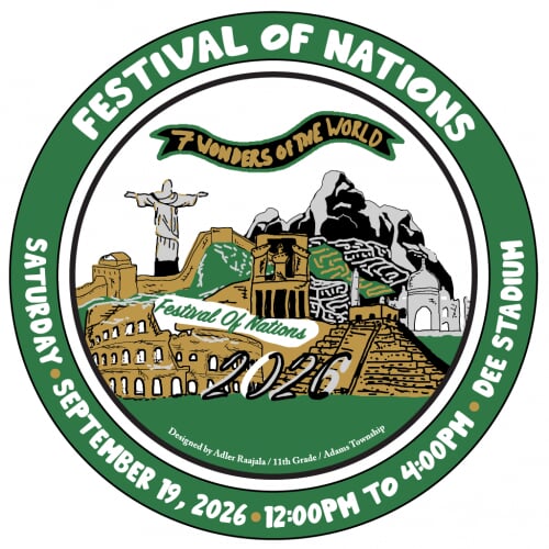 Festival of Nations 2026 Colorful Logo