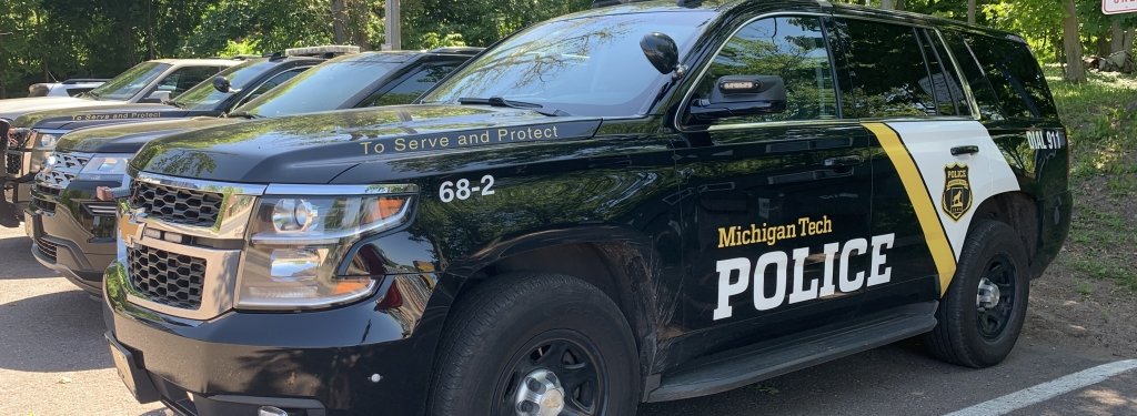 Michigan Tech Police vehicle.