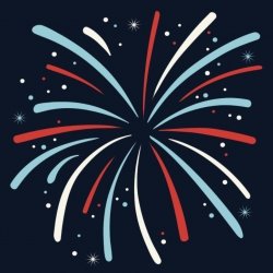 cartoon image for fireworks explosion