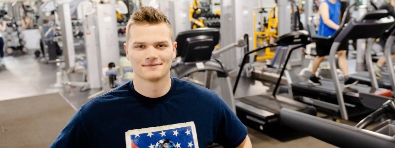 Adam Loman in STC Gym