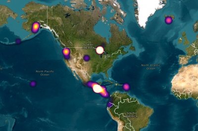 Image showing a heat map of faculty publications.