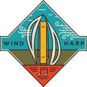 Wind harp icon.