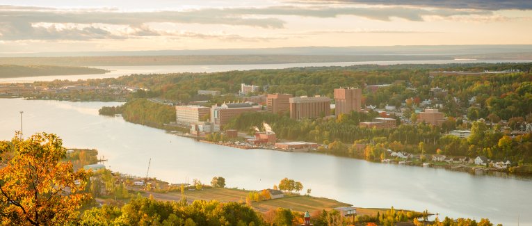Aerial View of Michigan Tech Campus