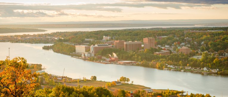 Aerial View of Michigan Tech Campus Aerial View of Michigan Tech Campus