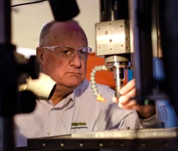 Man working on a machine.