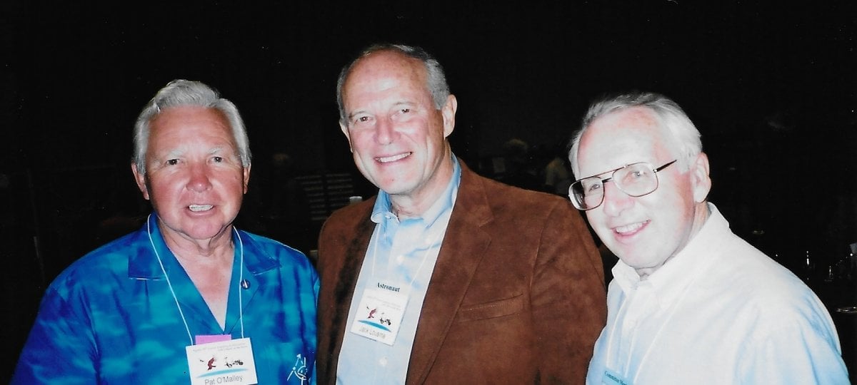 Pat O'Malley, Jack Lousma, and Dick Temple.