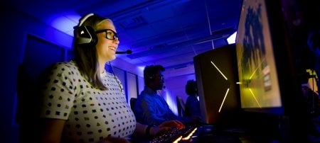 Director of Esports Kaitlyn Roose is a doctoral researcher in the Universityâ€™s Games, Learning, and Decisions Lab.