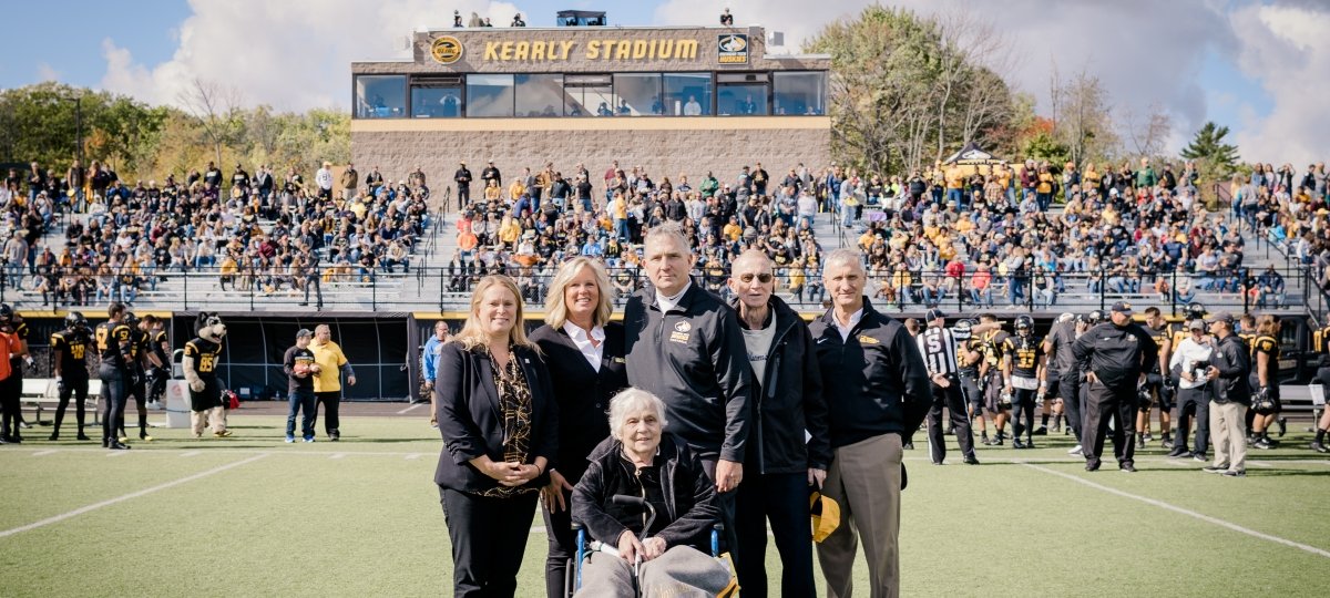 Dedication of Kearly Stadium.