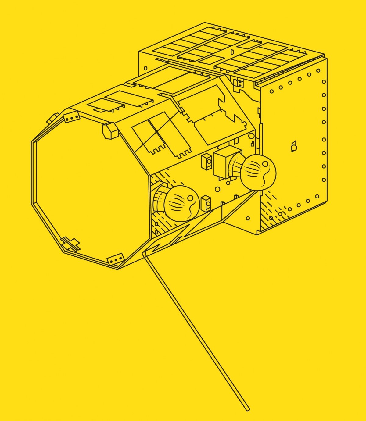 Illustration of the Oculus satellite.