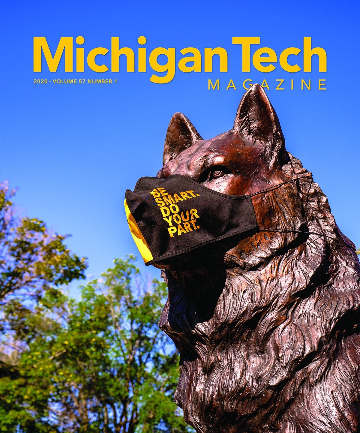 2020 Michigan Tech Magazine cover image