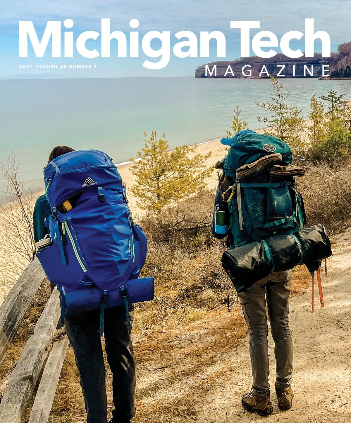 2021 Michigan Tech Magazine cover image