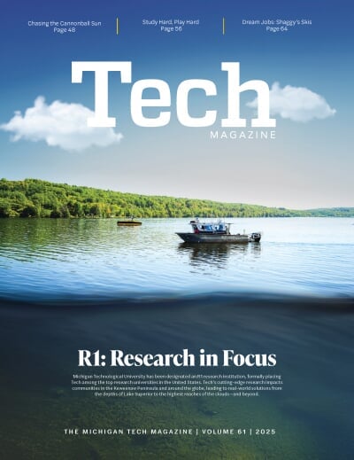 The cover of the latest Tech magazine.