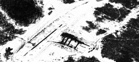 The Keweenaw Research Centerâ€™s proving grounds feature rugged and variable terrain perfectly suited for ground vehicle testing in all conditions. Image courtesy of the Michigan Tech Archives