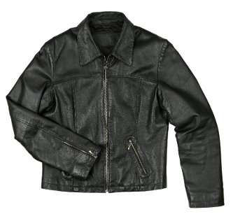 A leather jacket