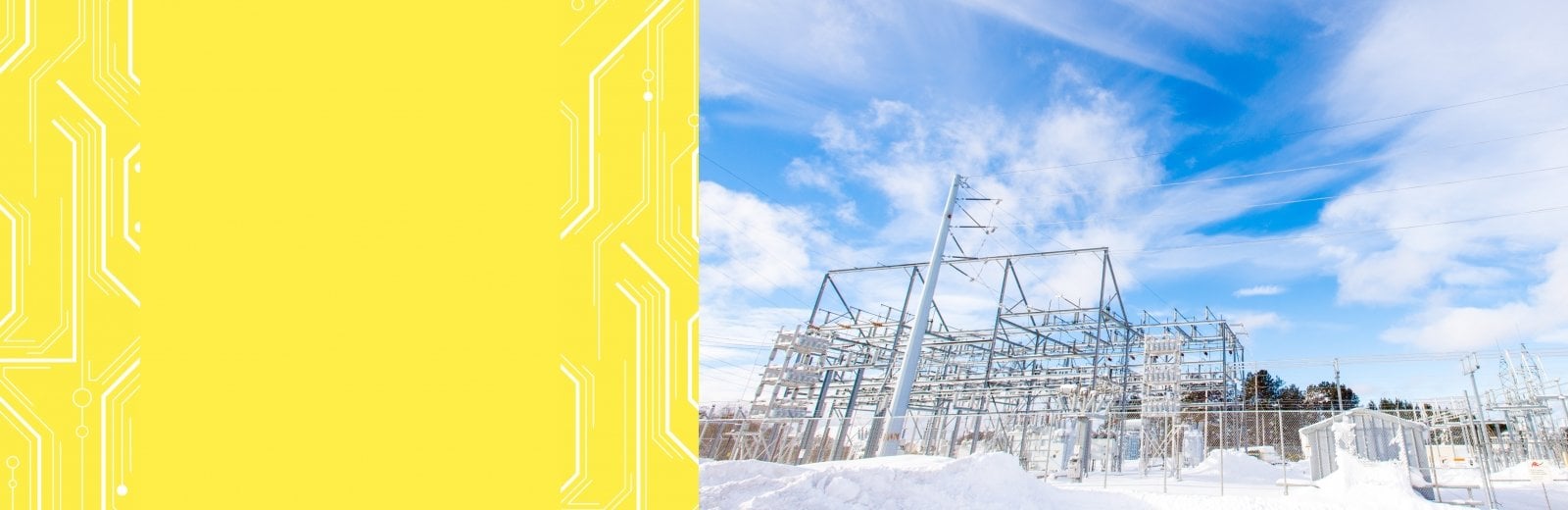 An electrical substation in Atlantic Mine, Michigan.