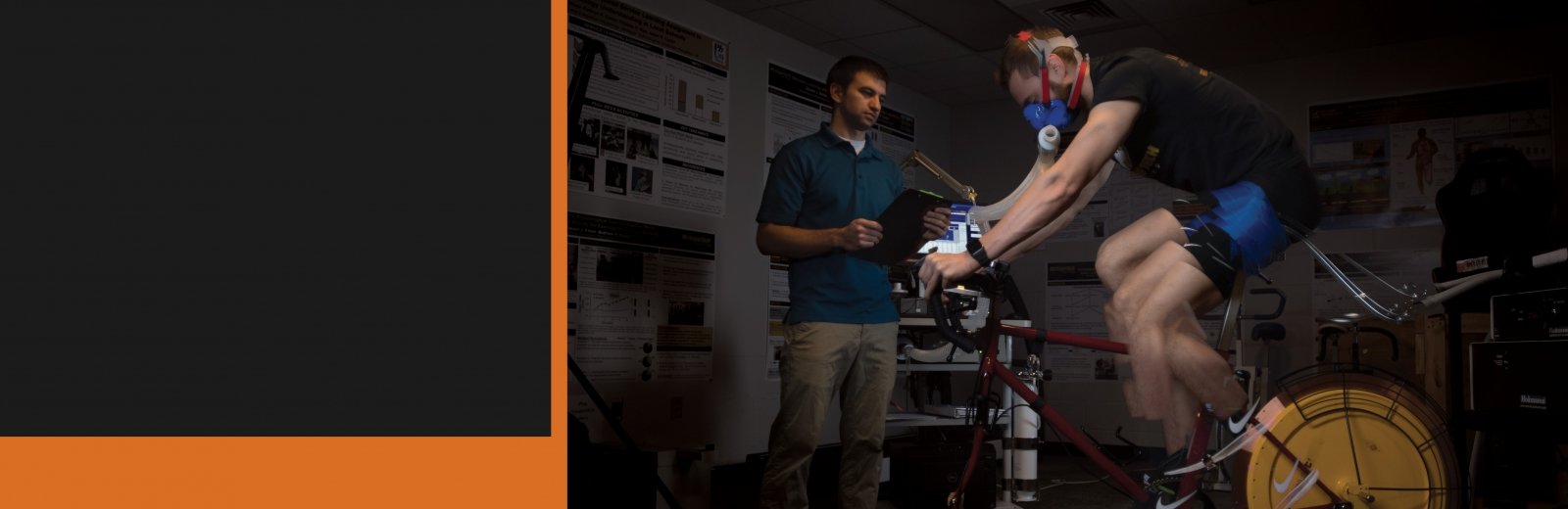 In Elmerâ€™s exercise physiology laboratory, researchers study and seek to understand how muscles in the legs and arms work. This is important for restoring function after injury, maintaining health, and improving performance.