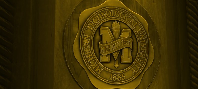 The Michigan Tech seal states “Michigan Technological University 1885”