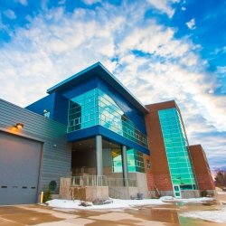 Exterior of the Great Lakes Research Center.