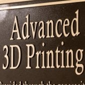 Advanced metal 3d printing plaque