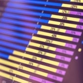 Abstract colorful graphs of example data