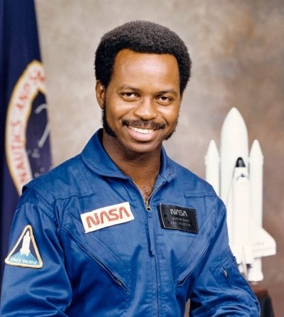 Ronald McNair in his astronaut uniform.