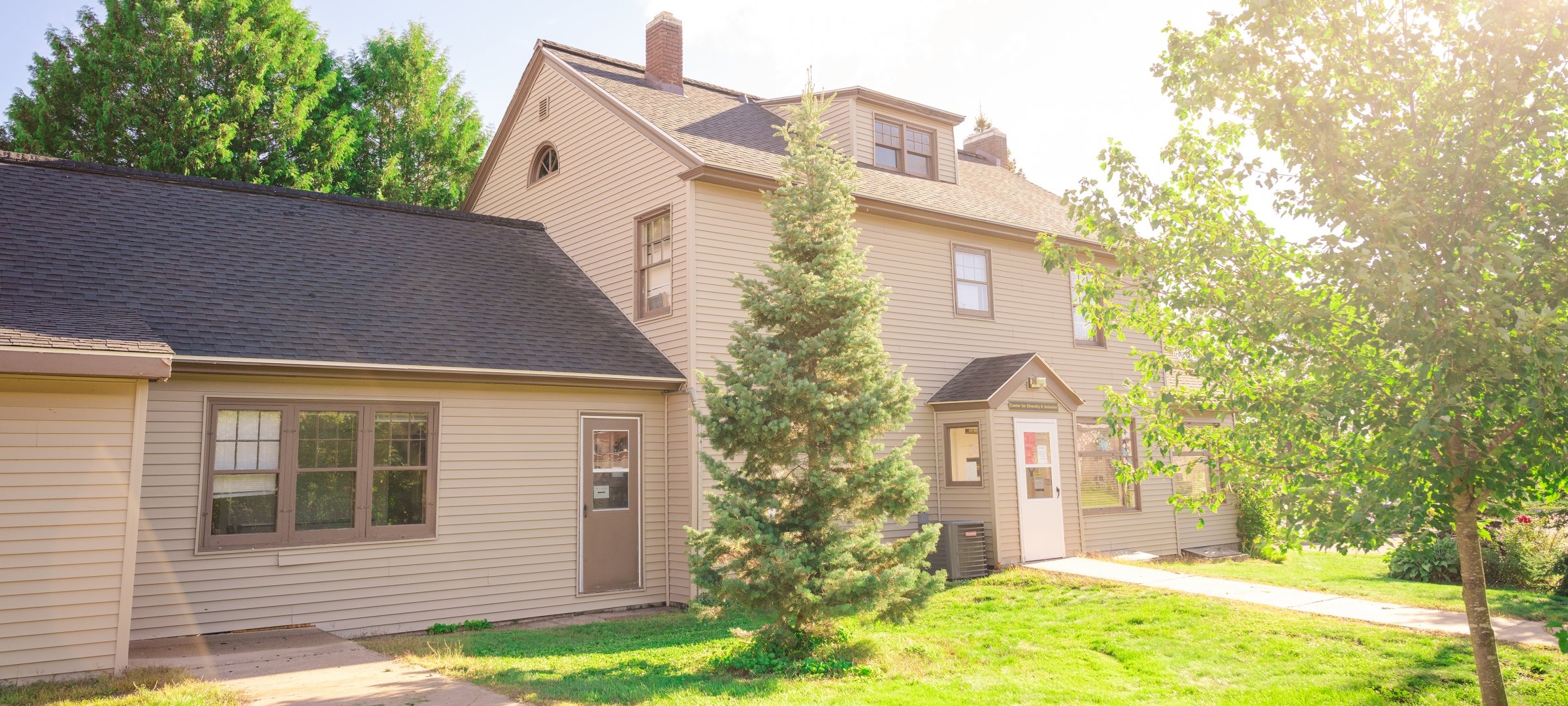 West side of the Hamar House.