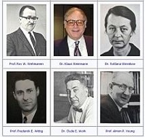 Portraits of six emeriti and distinguished faculty