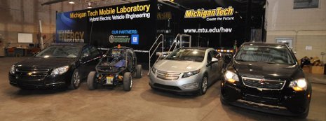 Cars with the Michigan Tech Mobile Lab