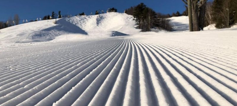 Groomed SNow on Toots Tumble