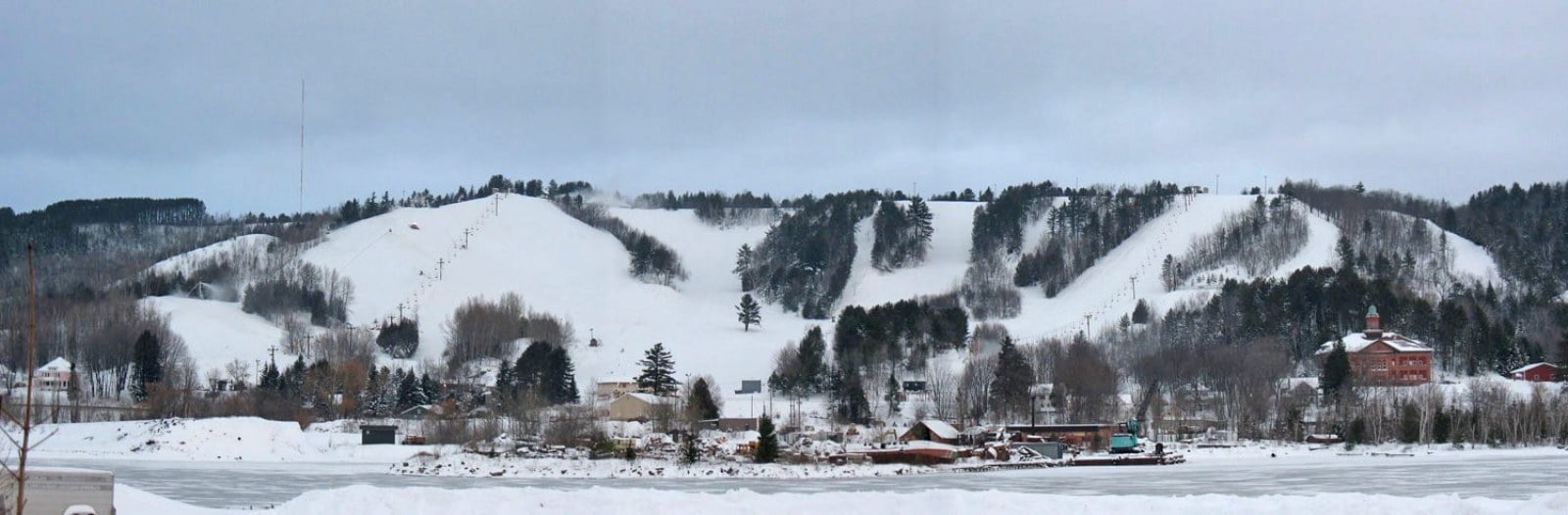 Mont Ripley viewed from across the Portage Canal.