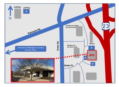 Map of MTRI location.