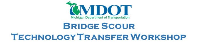 MDOT Bridge Scour Technology Transfer Workshop logo.